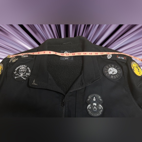 Depeche Mode Memento Morí Tour Custom Black Military Jacket - Like New 3XL - Picture 5 of 12